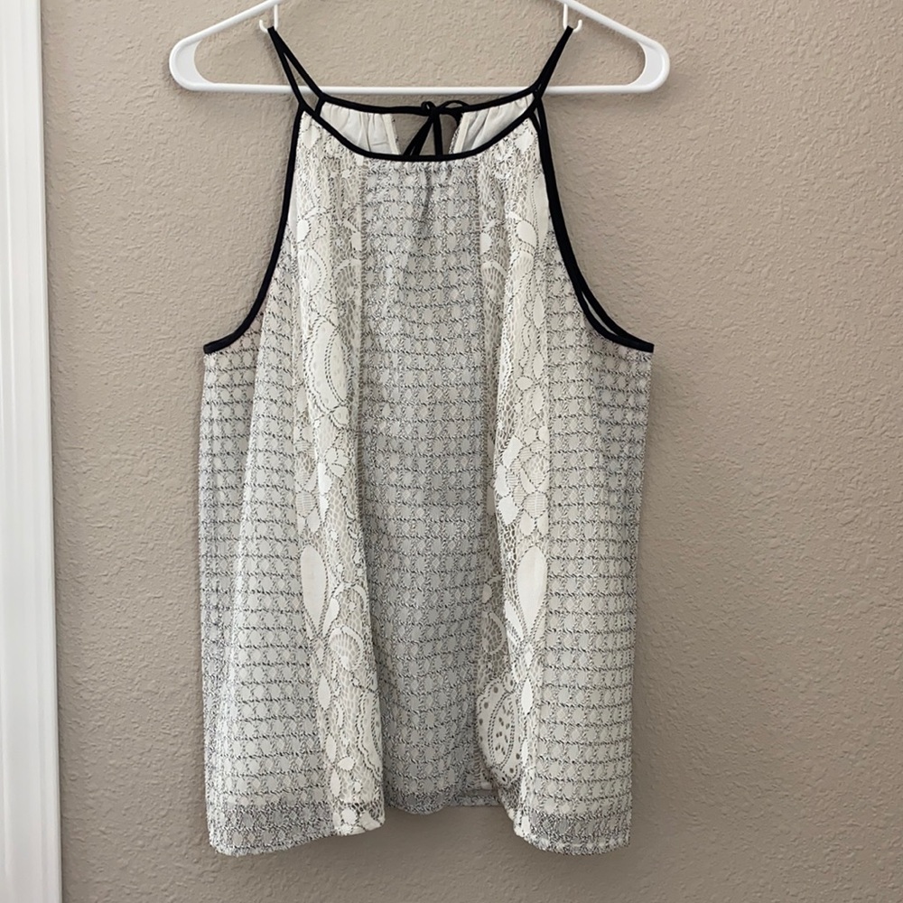 Loft Women's Halter Lace Blouse Size Medium